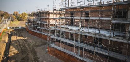 Cantiere nuovo residence a Canali di Reggio emilia